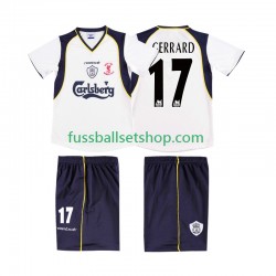 Günstige Fußball Trikotsatz Liverpool GERRARD 17 LWP 2001 Retro Herren Auswärtstrikot 2002 Kurzarm