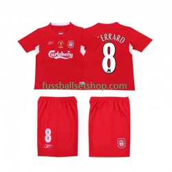 Günstige Fußball Trikotsatz Liverpool GERRARD 8 LWP 2004 2005 Retro Herren Heimtrikot Kurzarm