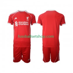 Günstige Fußball Trikotsatz Liverpool Kinder Heimtrikot 2025-2026 Kurzarm