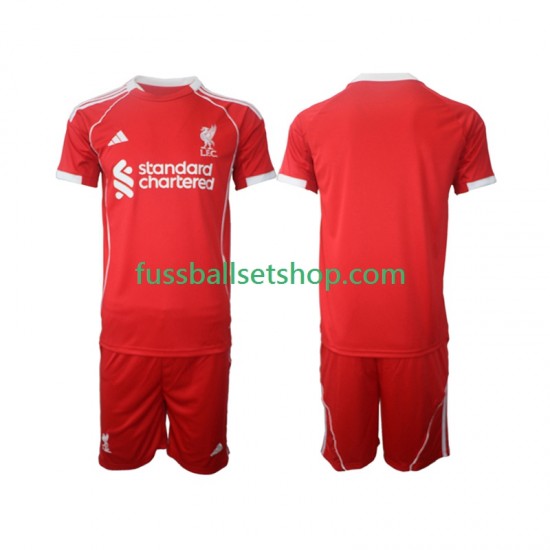 Günstige Fußball Trikotsatz Liverpool Kinder Heimtrikot 2025-2026 Kurzarm