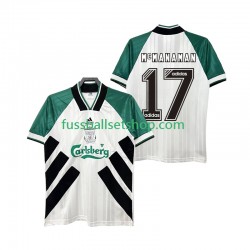 Günstige Fußball Trikotsatz Liverpool MCMANAMAN 17 1993 1995 Retro Herren Auswärtstrikot Kurzarm