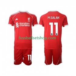 Günstige Fußball Trikotsatz Liverpool Mohamed Salah 11 Kinder Heimtrikot 2025-2026 Kurzarm