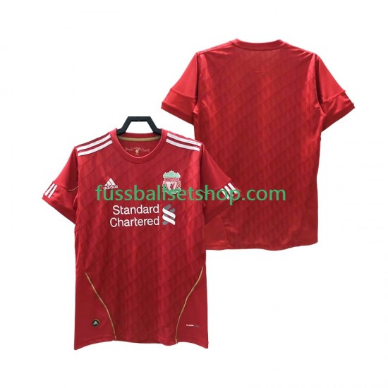 Günstige Fußball Trikotsatz Liverpool 2012 Retro Herren Heimtrikot 2010 Kurzarm