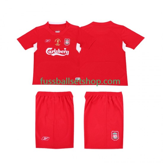 Günstige Fußball Trikotsatz Liverpool LWP 2004 2005 Retro Herren Heimtrikot Kurzarm