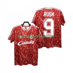 Günstige Fußball Trikotsatz Liverpool Rush 9 1989 1991 Retro Herren Heimtrikot Kurzarm