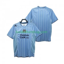 Günstige Fußball Trikotsatz Manchester City 2007 Retro Herren Heimtrikot 2008 Kurzarm