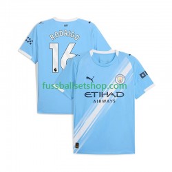Günstige Fußball Trikotsatz Manchester City Rodrigo Hernandez 16 Herren Heimtrikot 2025-2026 Kurzarm