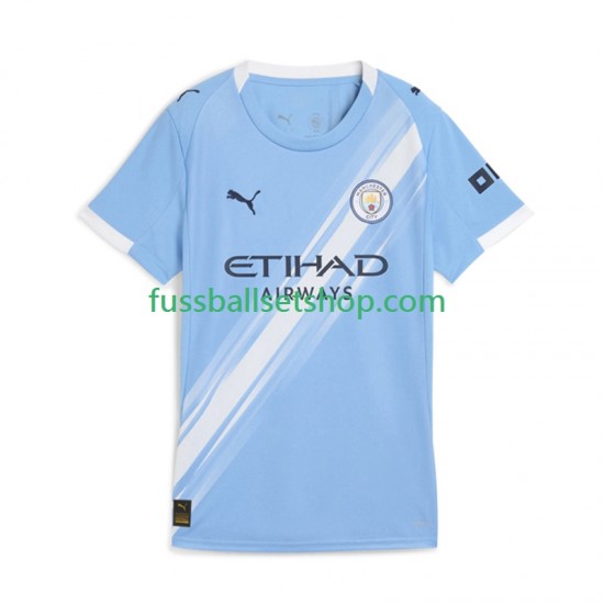 Günstige Fußball Trikotsatz Manchester City Frauen Heimtrikot 2025-2026 Kurzarm