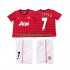 Günstige Fußball Trikotsatz Manchester United BECKHAM 7 2012 2013 Retro Kinder Heimtrikot Kurzarm