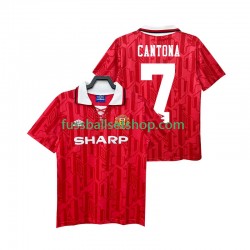 Günstige Fußball Trikotsatz Manchester United CANTONA 7 1992 Retro Herren Heimtrikot 1994 Kurzarm