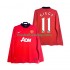Günstige Fußball Trikotsatz Manchester United GIGGS 11 2013 2014 Retro Herren Heimtrikot Langarm