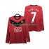 Günstige Fußball Trikotsatz Manchester United RONALDO 7 2009 Retro Herren Heimtrikot 2010 Langarm