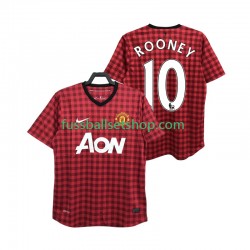 Günstige Fußball Trikotsatz Manchester United ROONEY 10 2012 2013 Retro Herren Heimtrikot Kurzarm