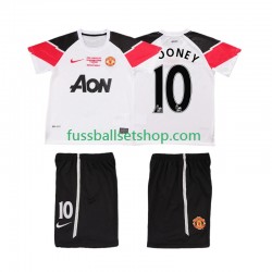 Günstige Fußball Trikotsatz Manchester United ROONEY 10 Champions League 2012 Retro Kinder Ausweichtrikot 2011 Kurzarm