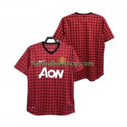 Günstige Fußball Trikotsatz Manchester United 2012 2013 Retro Herren Heimtrikot Kurzarm