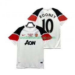 Günstige Fußball Trikotsatz Manchester United Rooney 10 Champions League 2012 Retro Herren Ausweichtrikot 2011 Kurzarm