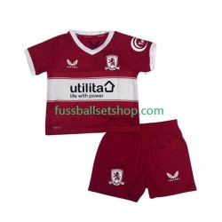 Günstige Fußball Trikotsatz Middlesbrough Kinder Heimtrikot 2025-2026 Kurzarm