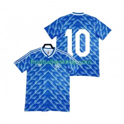 Günstige Fußball Trikotsatz Niederlande 10 Retro Herren Auswärtstrikot 1998 Kurzarm