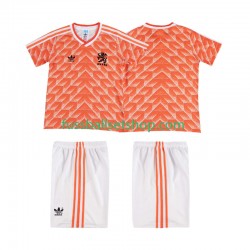 Günstige Fußball Trikotsatz Niederlande 1988 Retro Kinder Heimtrikot Kurzarm
