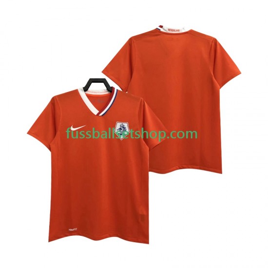 Günstige Fußball Trikotsatz Niederlande Retro Herren Heimtrikot 2008 Kurzarm