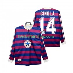 Günstige Fußball Trikotsatz Newcastle United GINOLA 14 1995 1997 Retro Herren Auswärtstrikot Langarm