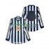 Günstige Fußball Trikotsatz Newcastle United 1997 Retro Herren Heimtrikot 1999 Langarm