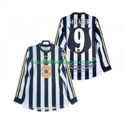 Günstige Fußball Trikotsatz Newcastle United SHEARER 9 1997 Retro Herren Heimtrikot 1999 Langarm
