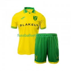 Günstige Fußball Trikotsatz Norwich City Kinder Heimtrikot 2025-2026 Kurzarm