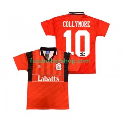 Günstige Fußball Trikotsatz Nottingham Forest COLLYMORE 10 1995 Retro Herren Heimtrikot 1994 Kurzarm