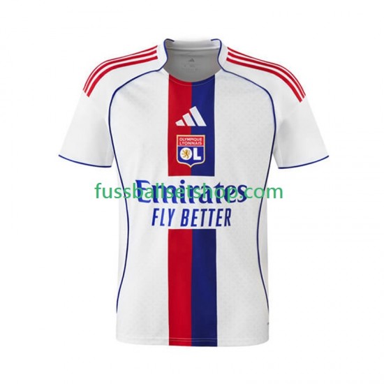 Günstige Fußball Trikotsatz Olympique Lyon Herren Heimtrikot 2025-2026 Kurzarm