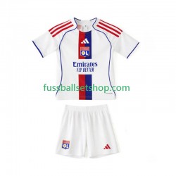 Günstige Fußball Trikotsatz Olympique Lyon Kinder Heimtrikot 2025-2026 Kurzarm