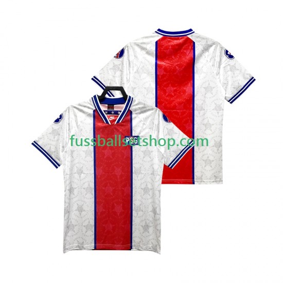 Günstige Fußball Trikotsatz Paris Saint-Germain 1995 Retro Herren Auswärtstrikot 1994 Kurzarm