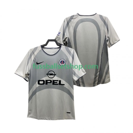 Günstige Fußball Trikotsatz Paris Saint-Germain 2001 Retro Herren Auswärtstrikot 2002 Kurzarm