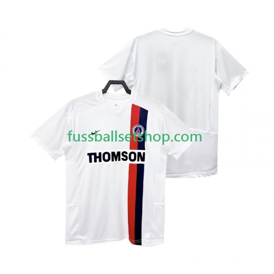 Günstige Fußball Trikotsatz Paris Saint-Germain 2003 Retro Herren Auswärtstrikot 2002 Kurzarm