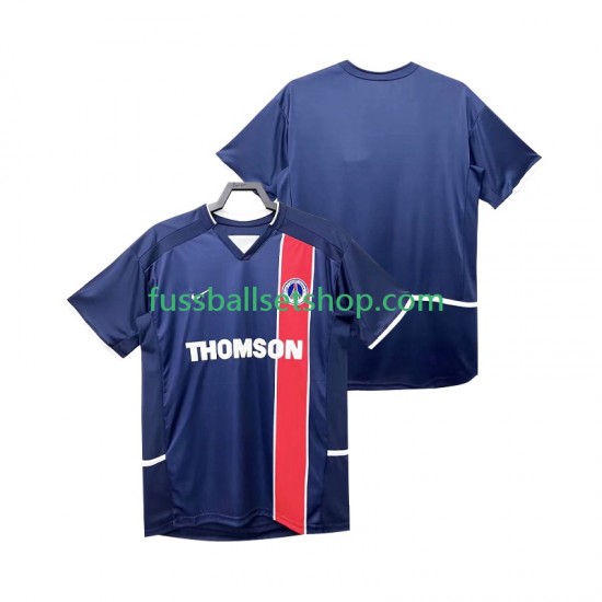 Günstige Fußball Trikotsatz Paris Saint-Germain 2003 Retro Herren Heimtrikot 2002 Kurzarm