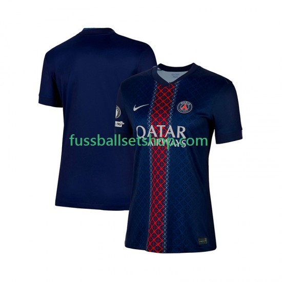 Günstige Fußball Trikotsatz Paris Saint-Germain Frauen Heimtrikot 2025-2026 Kurzarm