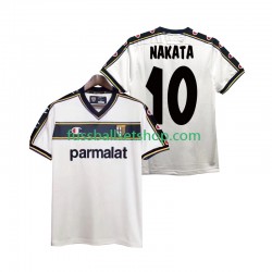 Günstige Fußball Trikotsatz Parma NAKATA 10 2003 Retro Herren Auswärtstrikot 2002 Kurzarm