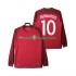 Günstige Fußball Trikotsatz Portugal BERNARDO 10 2016 Retro Herren Heimtrikot Langarm