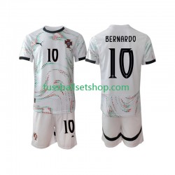 Günstige Fußball Trikotsatz Portugal Bernardo Silva 10 Kinder Auswärtstrikot 2025-2026 Kurzarm