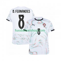 Günstige Fußball Trikotsatz Portugal Bruno Fernandes 8 Herren Auswärtstrikot 2025-2026 Kurzarm