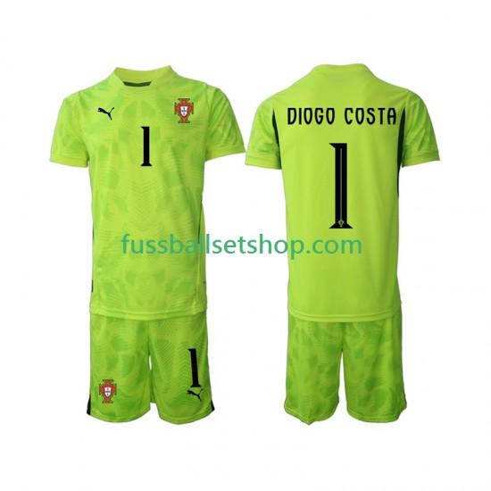 Günstige Fußball Trikotsatz Portugal Diogo Costa 1 Torwart Kinder Heimtrikot 2025 Kurzarm
