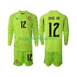 Günstige Fußball Trikotsatz Portugal Jose Sa 12 Torwart Kinder Heimtrikot 2025 Langarm