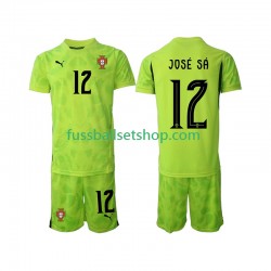 Günstige Fußball Trikotsatz Portugal Jose Sa 12 Torwart Kinder Heimtrikot 2025 Kurzarm