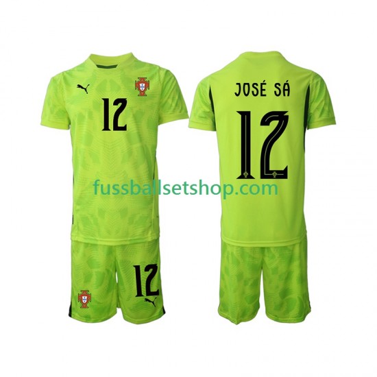 Günstige Fußball Trikotsatz Portugal Jose Sa 12 Torwart Kinder Heimtrikot 2025 Kurzarm