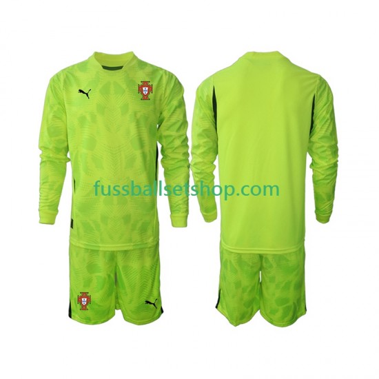 Günstige Fußball Trikotsatz Portugal Torwart Kinder Heimtrikot 2025 Langarm