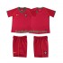 Günstige Fußball Trikotsatz Portugal Retro Kinder Heimtrikot 2006 Kurzarm