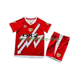 Günstige Fußball Trikotsatz Rayo Vallecano Kinder Heimtrikot 2024-2025 Kurzarm