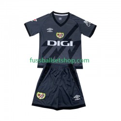 Günstige Fußball Trikotsatz Rayo Vallecano Kinder Ausweichtrikot 2024-2025 Kurzarm