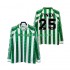 Günstige Fußball Trikotsatz Betis Sevilla FINIDI 25 1996 1997 Retro Herren Heimtrikot Langarm
