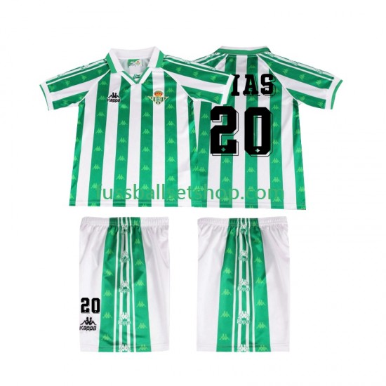 Günstige Fußball Trikotsatz Betis Sevilla Tomas Olias 20 1996 1997 Retro Kinder Heimtrikot Kurzarm